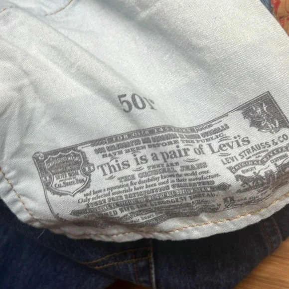 Levi’s 501 Original Fit Button Fly Jeans Men’s 36x32 Medium Wash Straight Leg